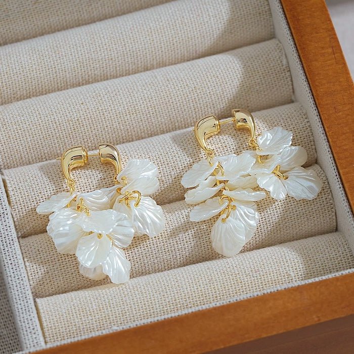 Elegante zeemeerminstaart statement oorbellen
