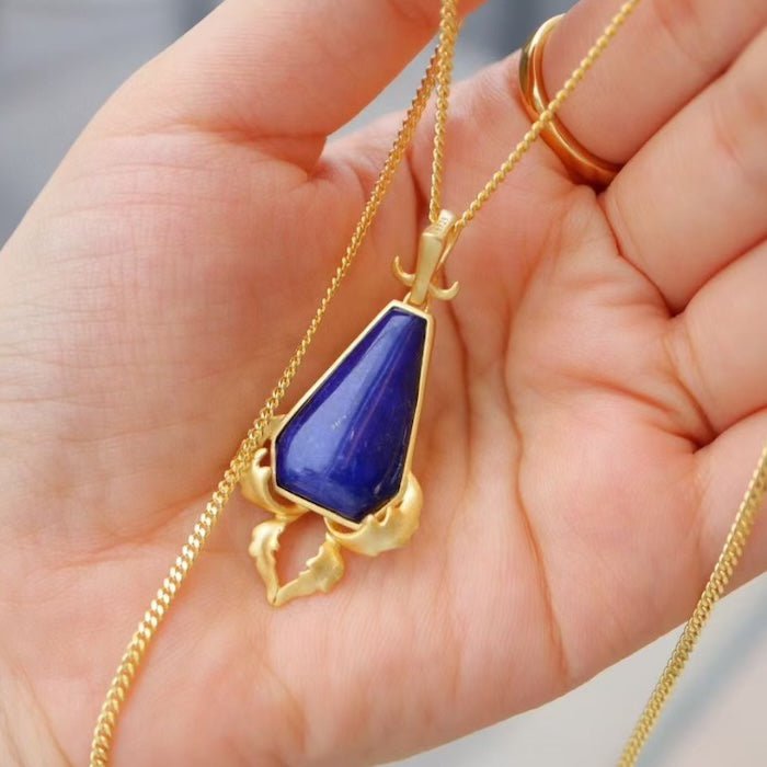 Koninklijk wapen Lapis Lazuli hanger ketting