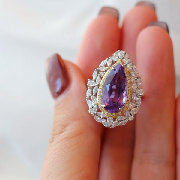 Amethist hertogin ring