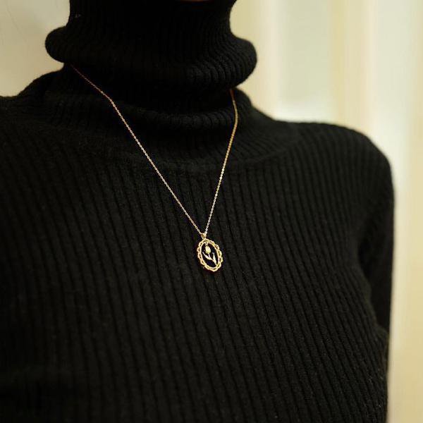 Moderne Vintage Tulpenketting – Goud Vermeil