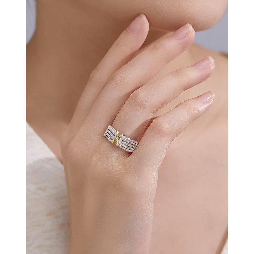 Luxe Cross Line eeuwigheidsring