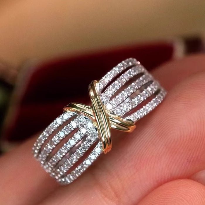 Luxe Cross Line eeuwigheidsring
