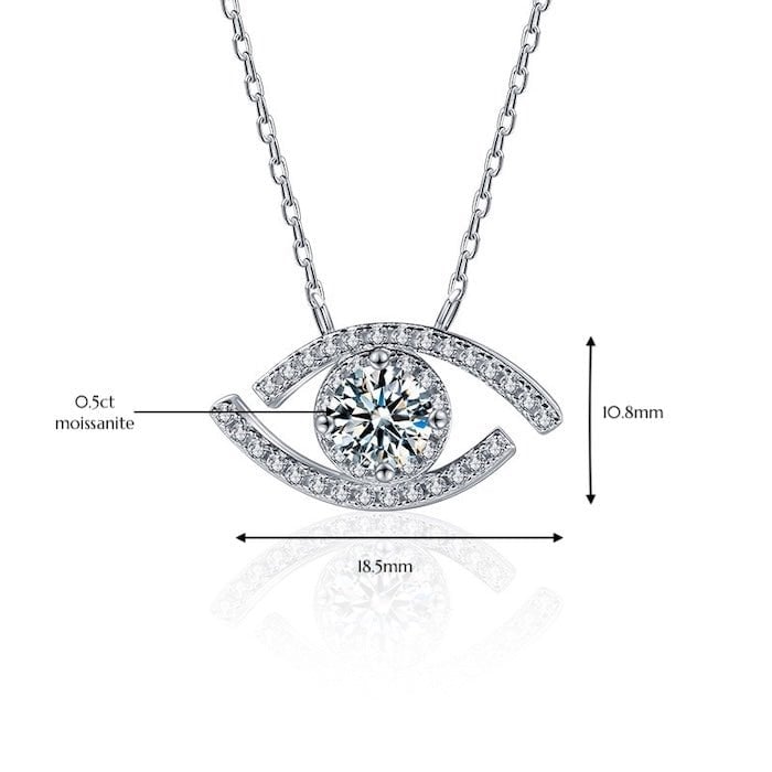 Lucky Eye Moissanite ketting