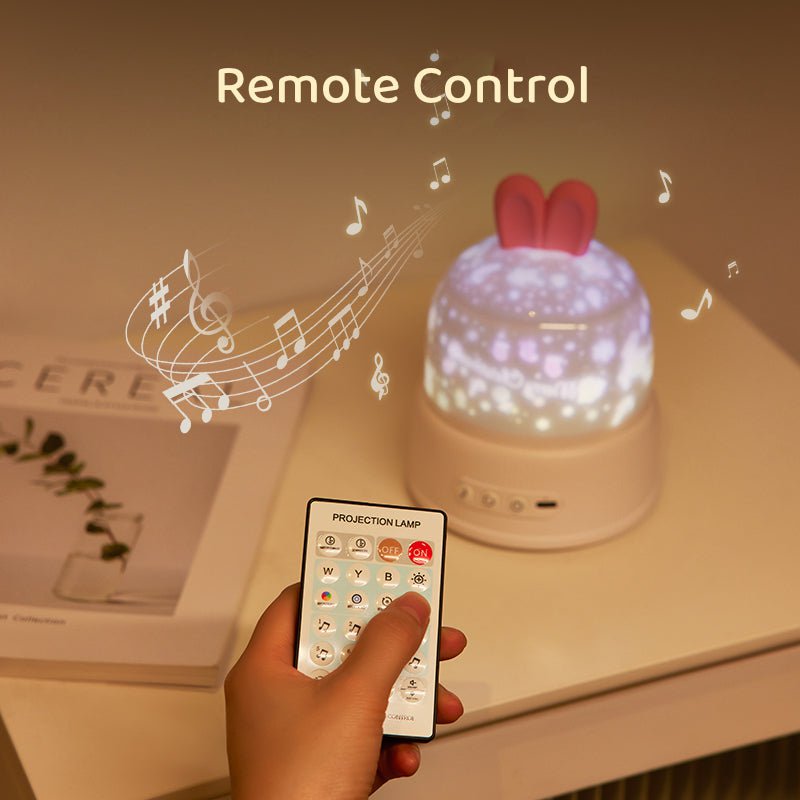Bunny Galaxy projectie-nachtlamp