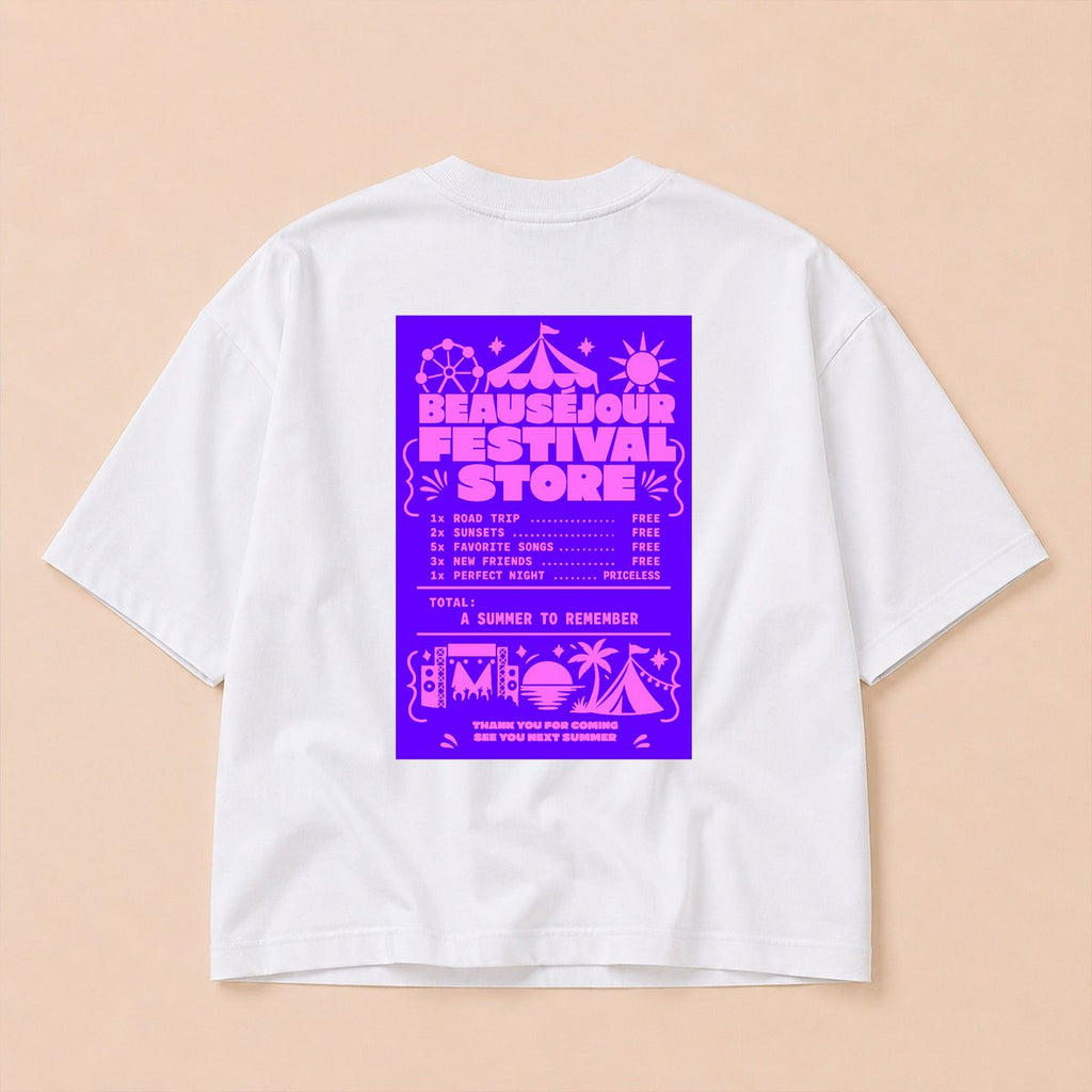 T-shirt Boxy-ontvangst