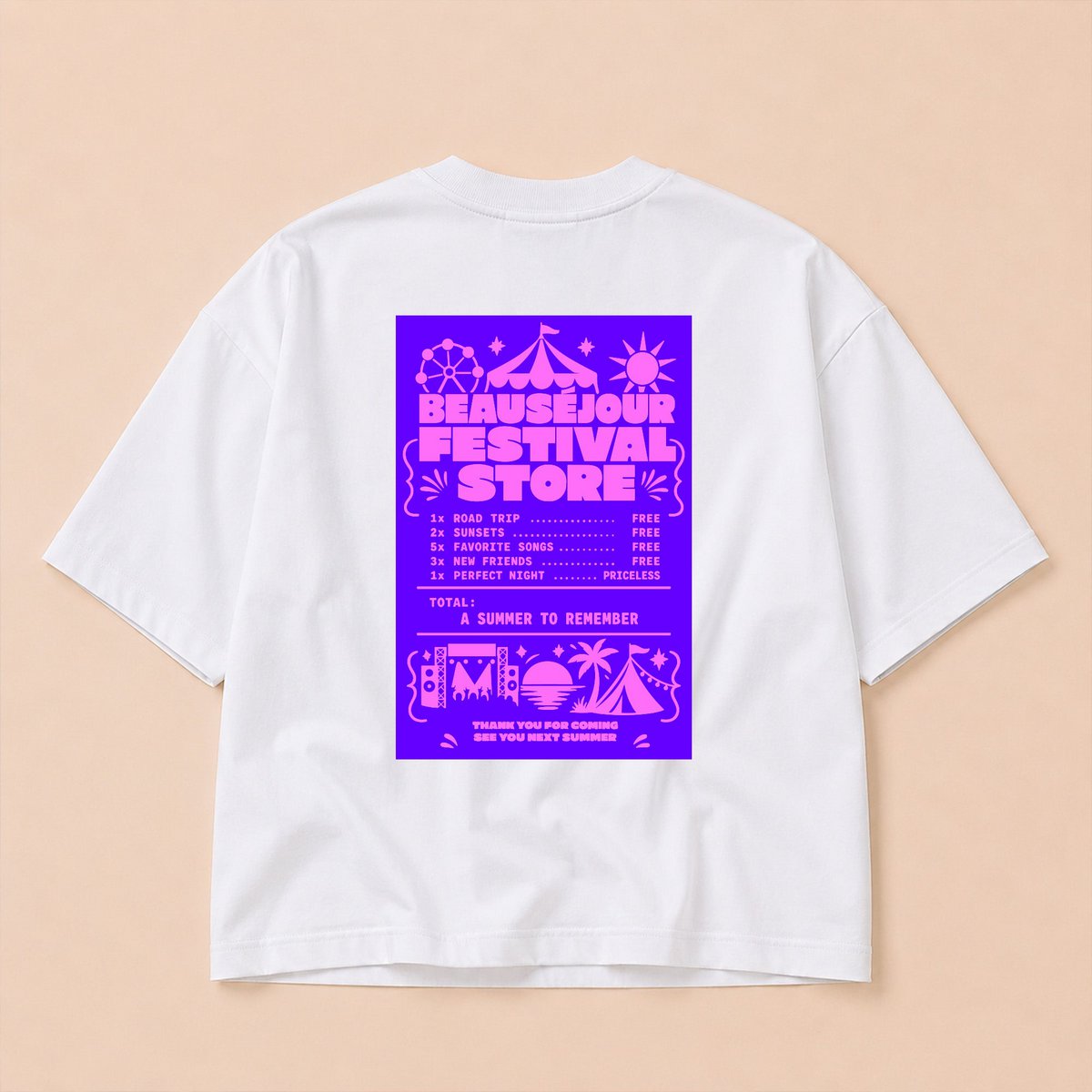 T-shirt Boxy-ontvangst