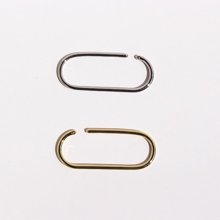 Minimalistische U-vormige oormanchet uit één stuk