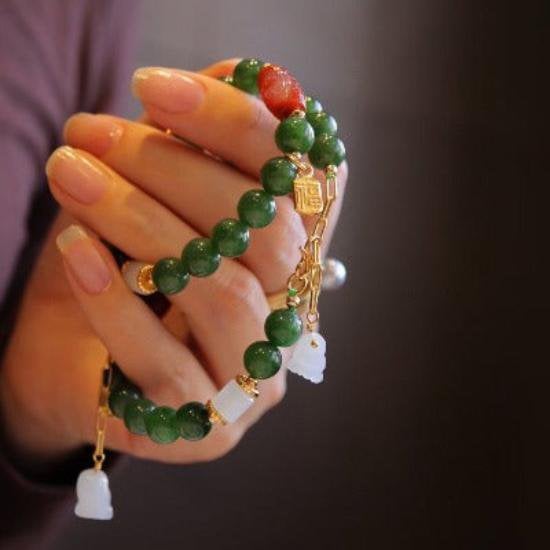 Tibetaanse totem Tian Jade armband