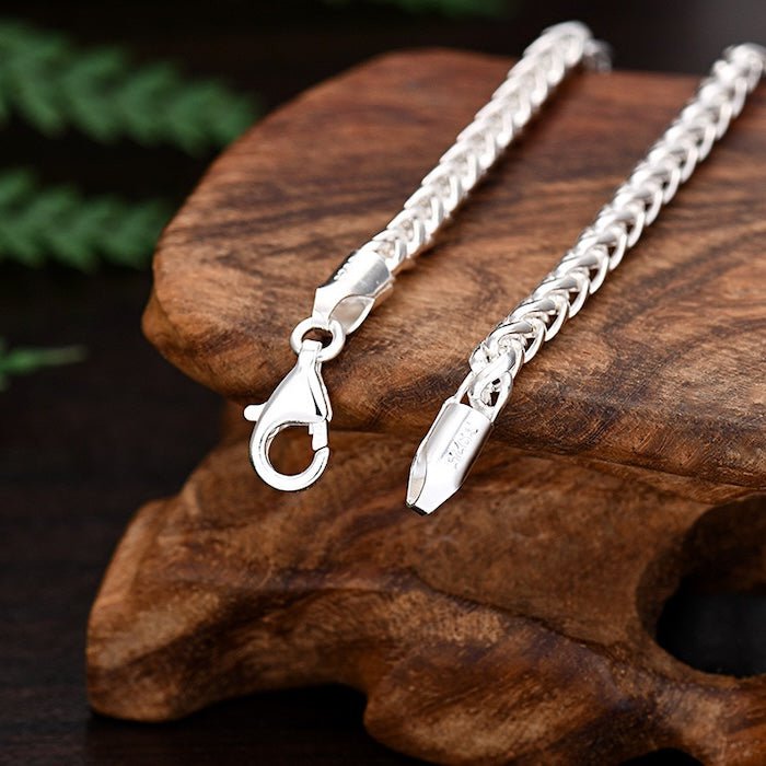 Klassieke sterling zilveren drakenkettingarmband