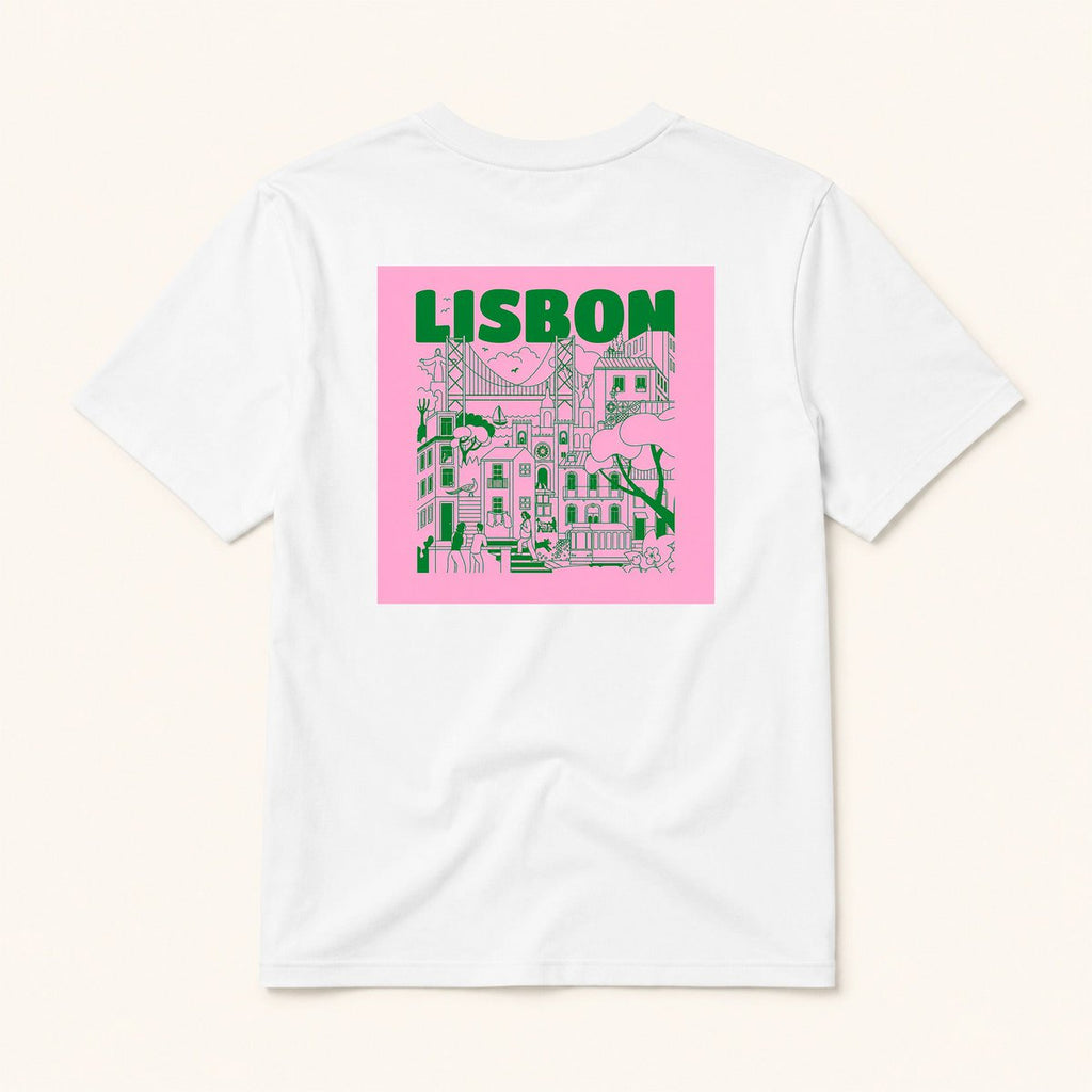 Wit Lissabon T-shirt