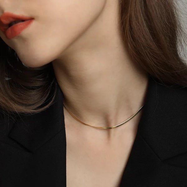 Unisex ketting met visgraatmotief – 4,2 mm