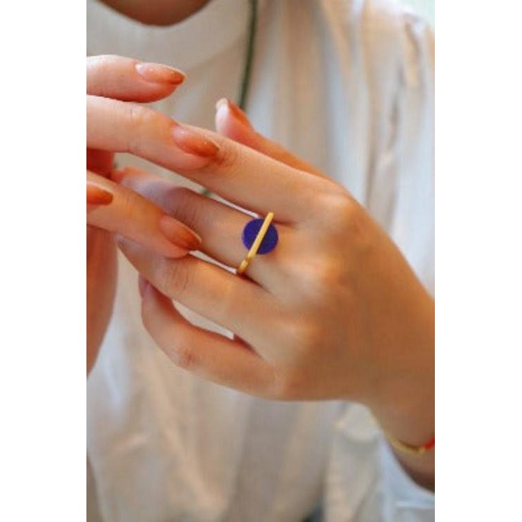 Modernistische Lapis Lazuli-ring