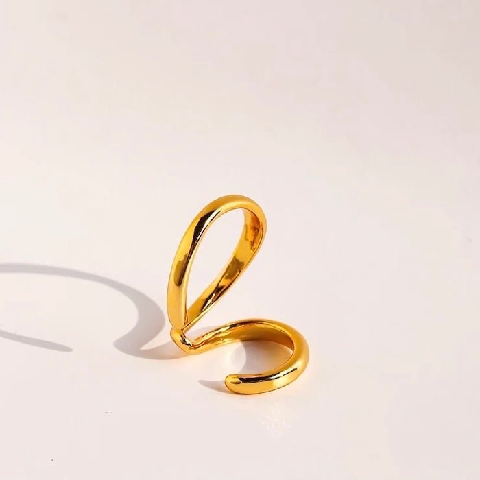 Minimalistische Wave Line Ear Cuff