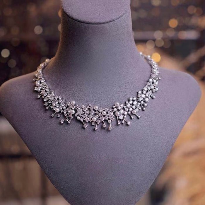 Starlight parel bruids sieraden set