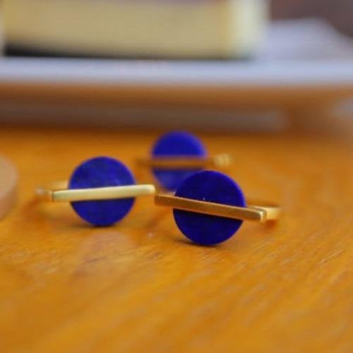 Modernistische Lapis Lazuli-ring