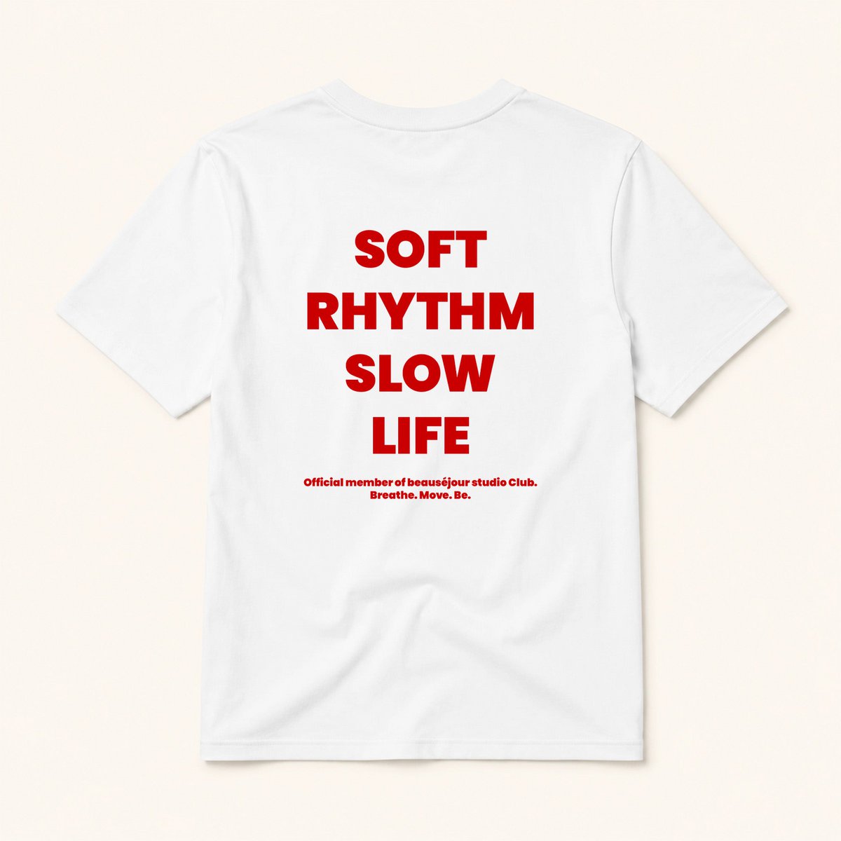 T-shirt Yoga zacht ritme