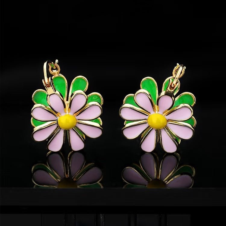 Tweeling Daisy Bloom oorbellen