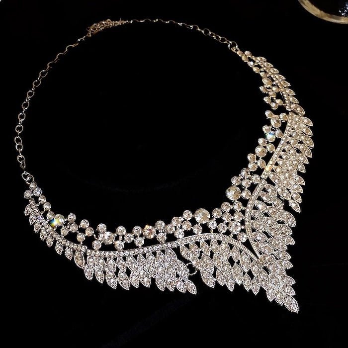 Grote Cascade Crystal bruidssieradenset