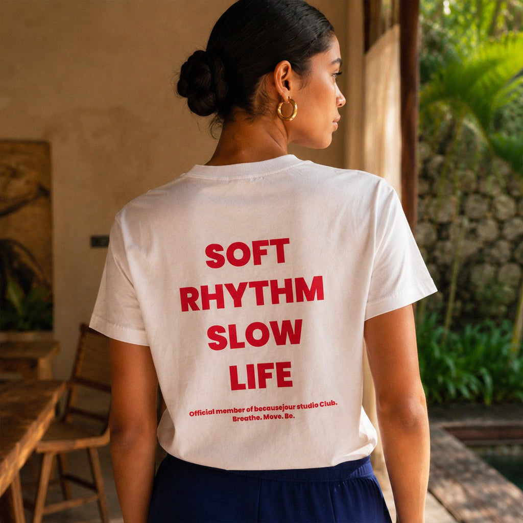T-shirt Yoga zacht ritme