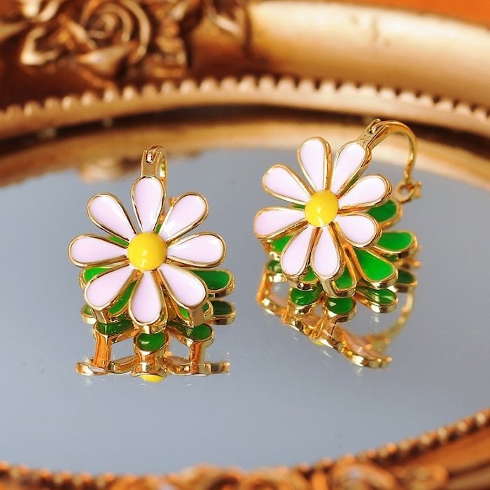 Tweeling Daisy Bloom oorbellen
