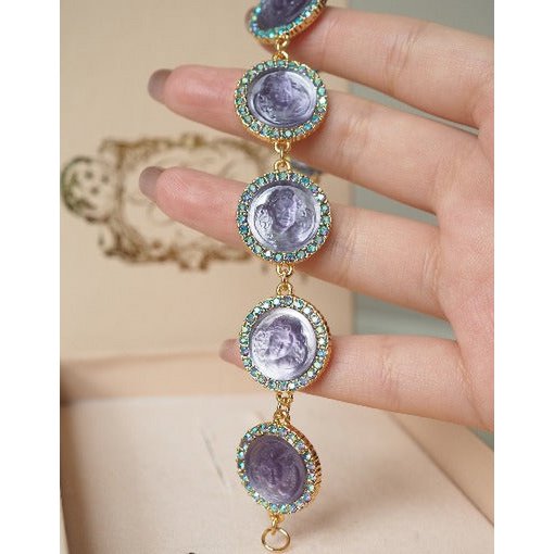 Hemelse Cameo kristal armband