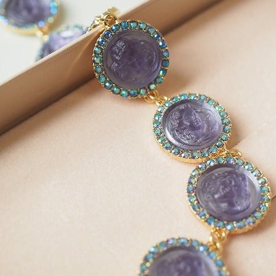 Hemelse Cameo kristal armband