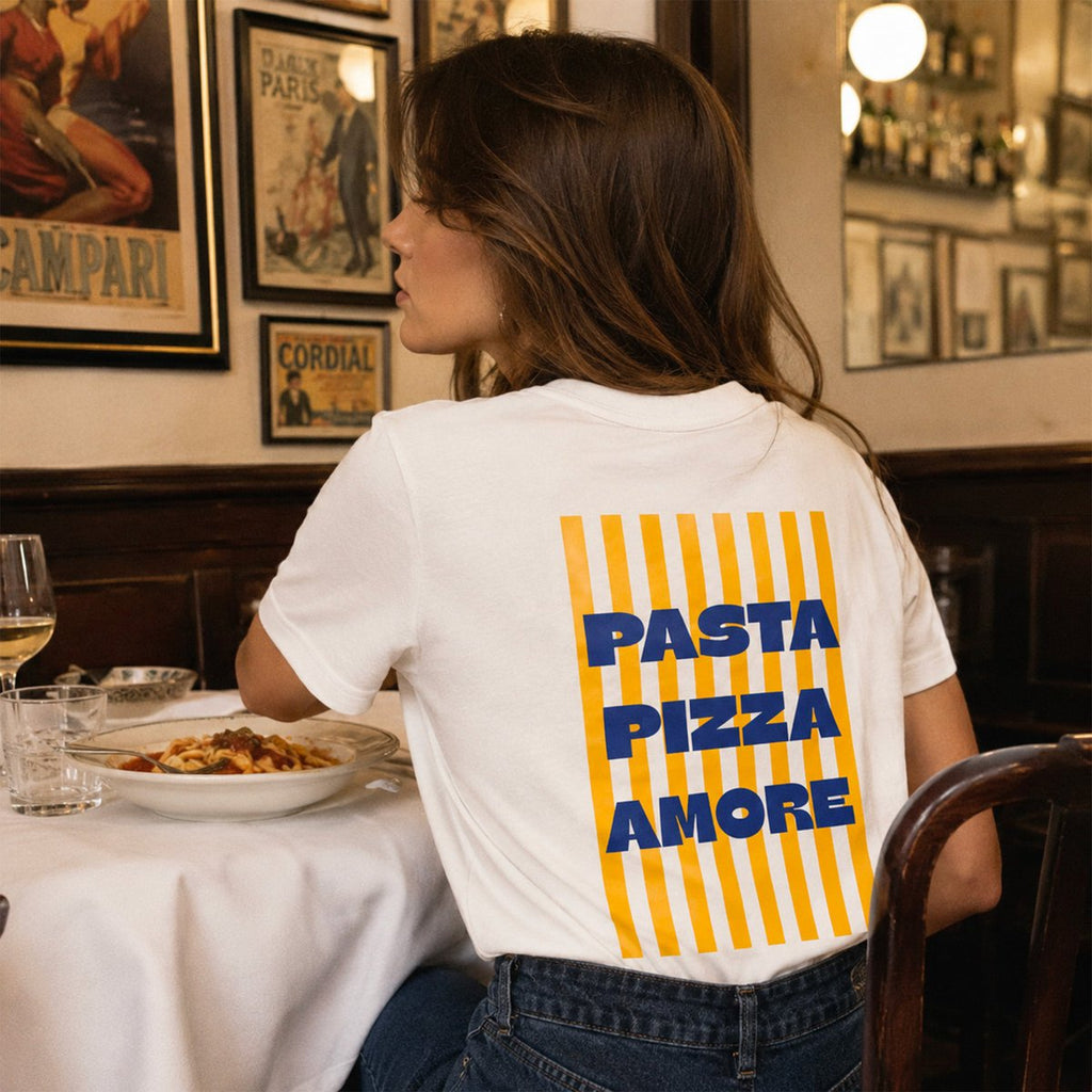 T-shirt Deegwaren, Pizza, Amore