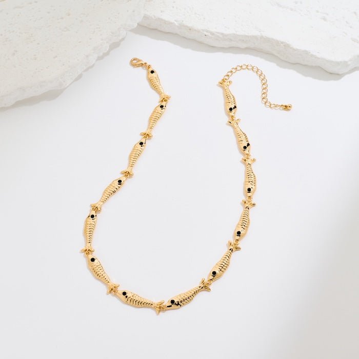 Vintage vis link ketting