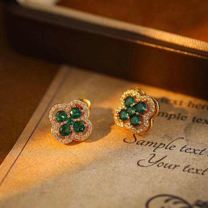 Turning Clover-sieradenset – Lucky Four Leaf-ontwerp