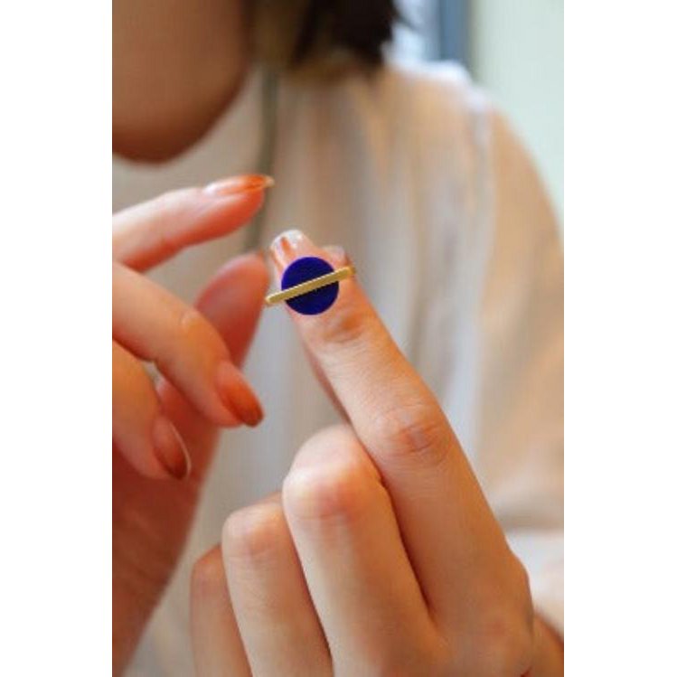 Modernistische Lapis Lazuli-ring