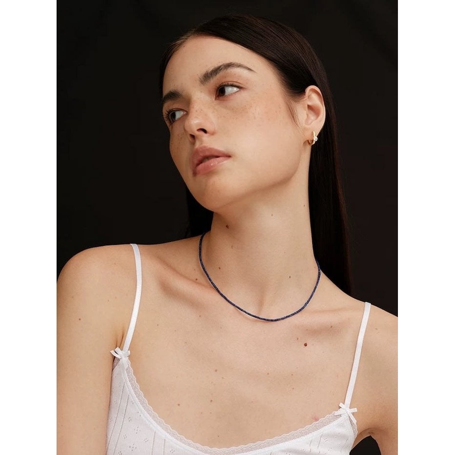 Ultraslanke Lapis Lazuli ketting